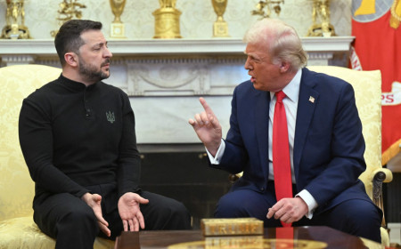 Ağ evdə Donald Tramp və Volodimir Zelenski arasında görüş keçirilir
