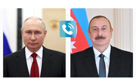 Vladimir Putin Azərbaycan Prezidenti İlham Əliyevə zəng edib