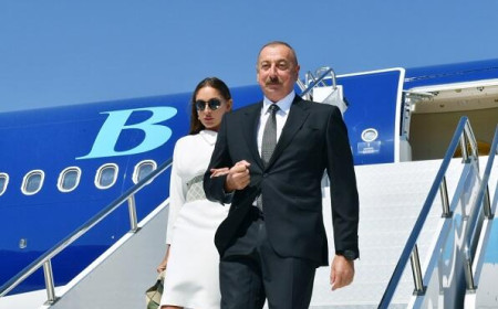 ​Prezident İlham Əliyev və birinci xanım Mehriban Əliyeva Qırğızıstanda səfərdədirlər