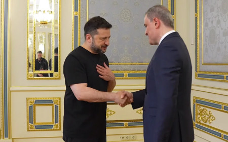Ukrayna Prezidenti Volodimir Zelenski Ceyhun Bayramovu qəbul edib - Rəsmi Təfərrüatlar