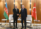 Prezident İlham Əliyevin Bişkekdə Türkiyə Prezidenti Rəcəb Tayyib Ərdoğanla görüşü olub 