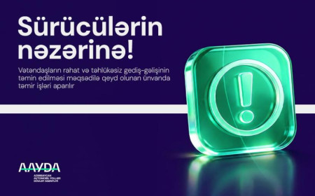 Sabunçu rayonunda yol təmiri ilə əlaqədar nəqliyyat vasitələrinin hərəkəti məhdudlaşdırılacaq