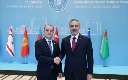 Ceyhun Bayramov Ankarada Hakan Fidanla GÖRÜŞDÜ