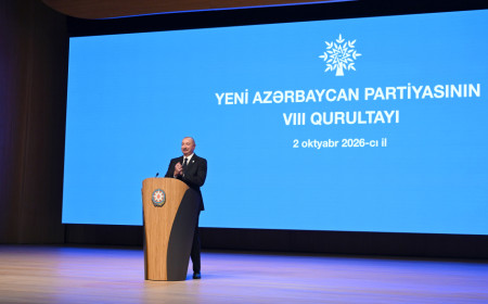Oktyabrın 2-də Bakıda, Heydər Əliyev Mərkəzində Yeni Azərbaycan Partiyasının (YAP) VIII Qurultayı keçirilib.