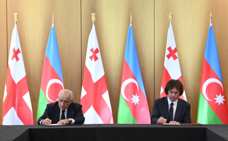 Siqnaxidə Azərbaycan-Gürcüstan sənədləri imzalanıb